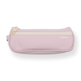 Handheld Double Layer Pencil Pouch - Light Pink - Stationery Pal