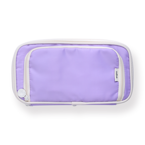 Handheld Macaron Color Pencil Case - Purple - Stationery Pal