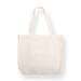 Heart Embroidered Canvas Tote Bag - Beige - Stationery Pal