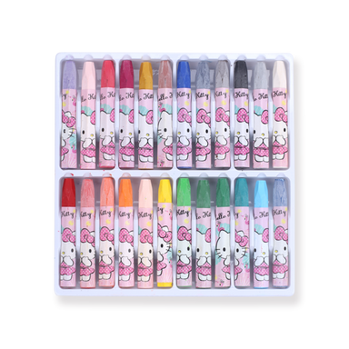 Hello Kitty Oil Pastels - Set of 24 - Stationery Pal