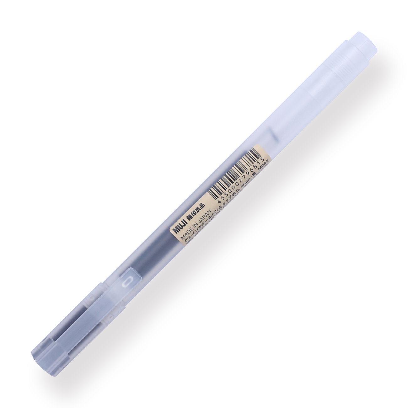 Muji Cap Type Gel Ink Pen - 0.38 mm - Black - Stationery Pal