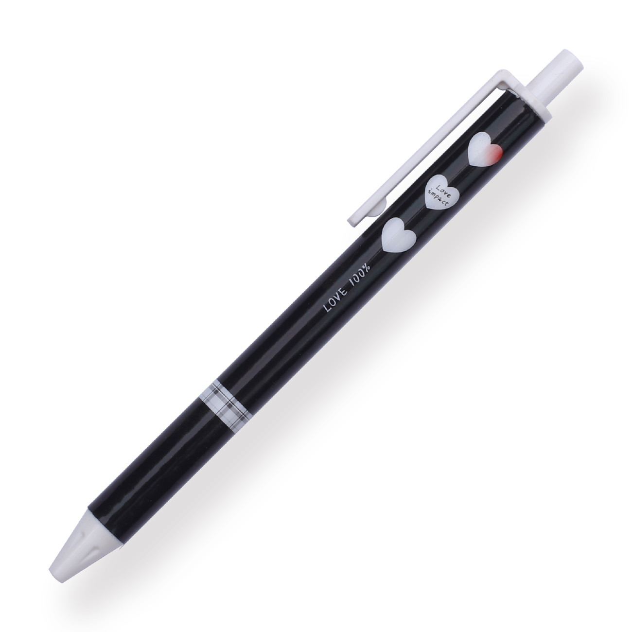 Heart Gel Pen - 0.5 mm - Black Ink - Stationery Pal