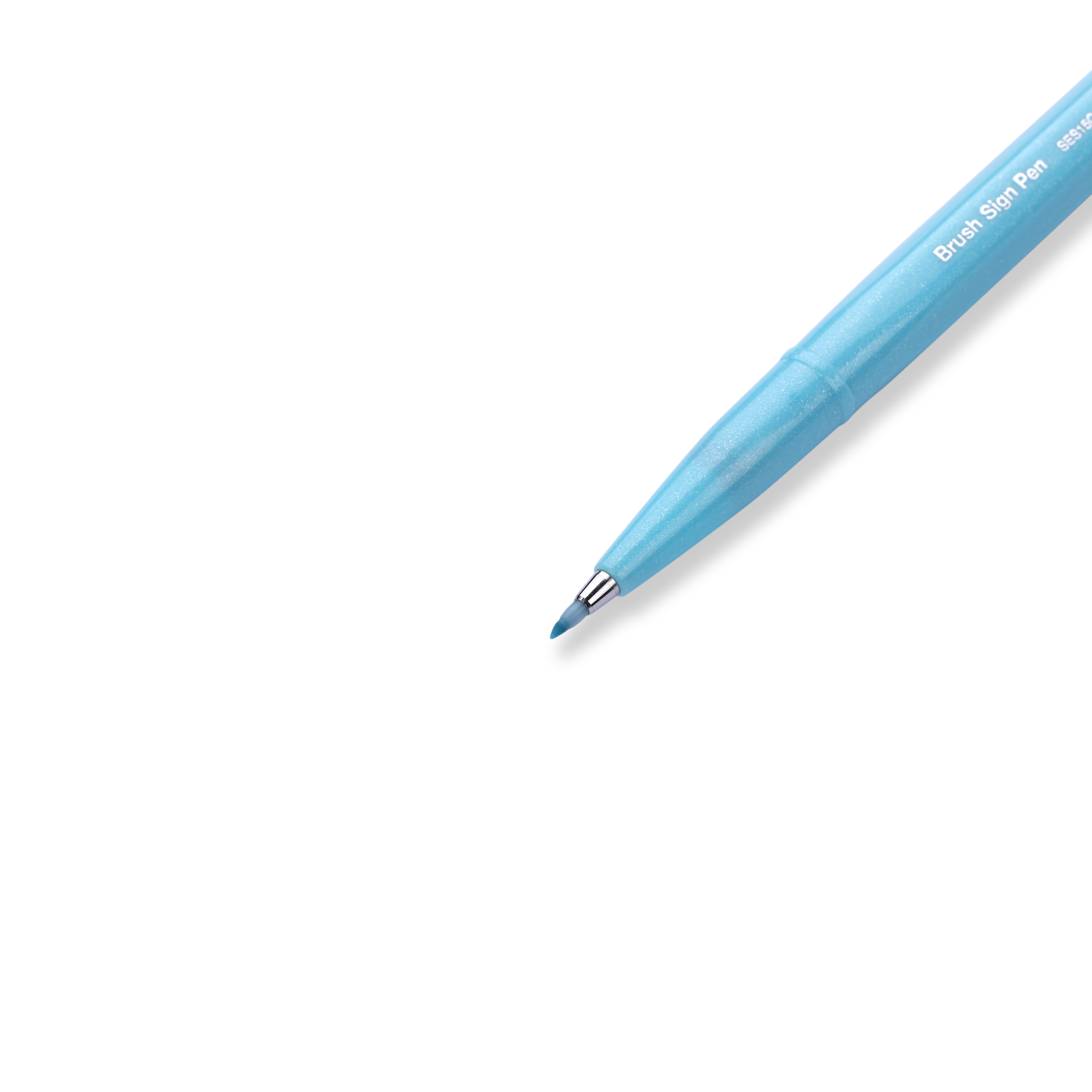 Pentel Fude Touch Brush Sign Pen - Pale Blue - 2020 New Colors