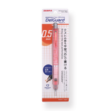 Zebra DelGuard Mechanical Pencil - 0.5 mm - Square Pink Body - Stationery Pal