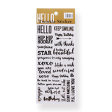 Twinkle Gold Foil Stickers (Set of 4)