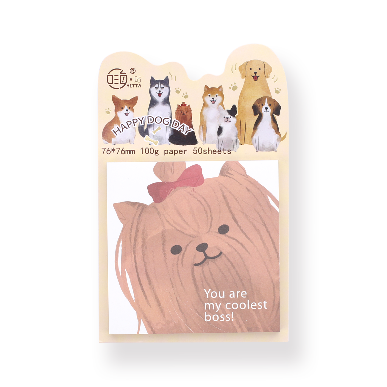 Happy Dog Day Sticky Notes - Yorkshire Terrier