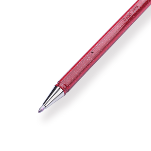 Pentel Hybrid Dual Metallic Gel Pen 1.0mm - Pink + Metallic Pink - Stationery Pal