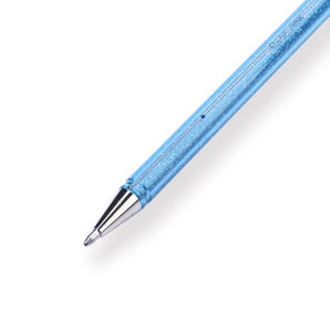 Pentel Hybrid Dual Metallic Liquid Gel Roller Mellow Color Series - 1.0mm - Blue Gray + Metallic Blue & Silver