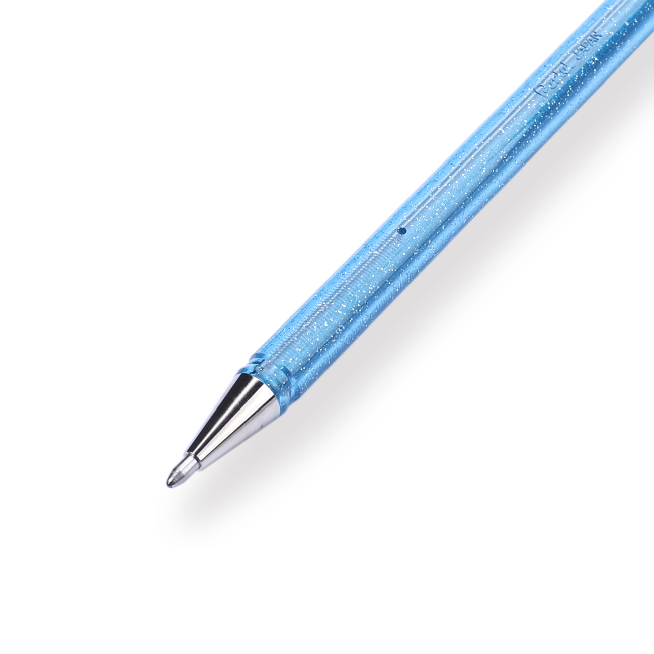 Pentel Hybrid Dual Metallic Liquid Gel Roller Mellow Color Series - 1.0mm - Blue Gray + Metallic Blue & Silver