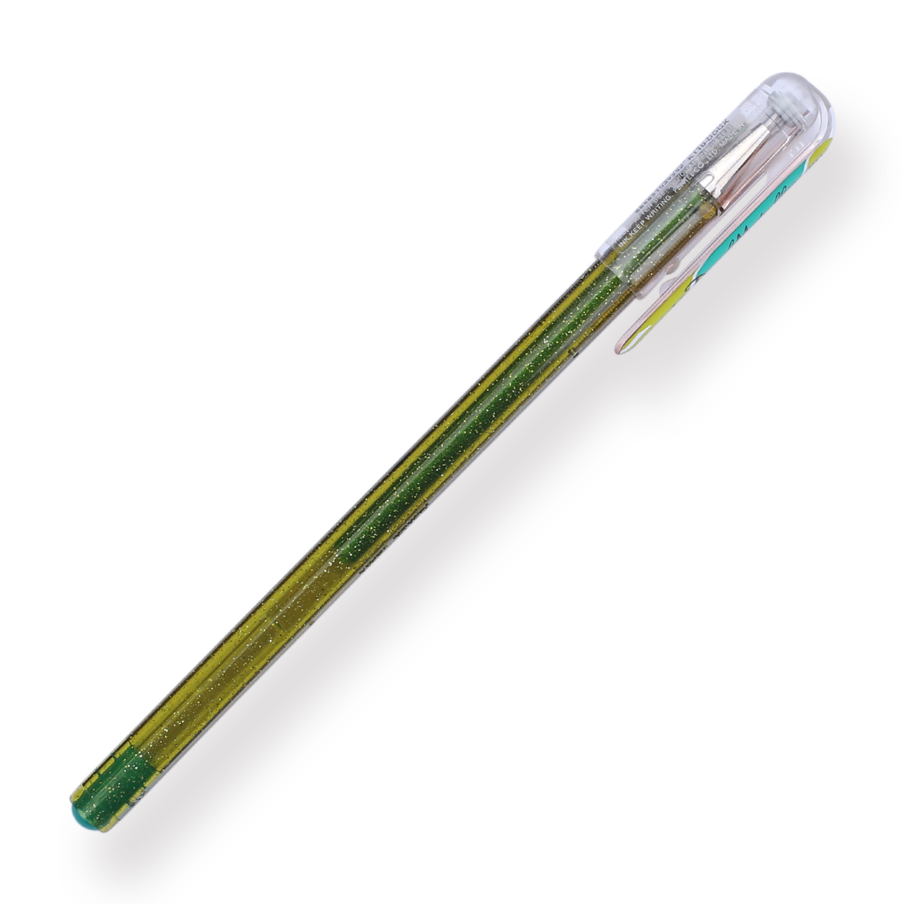 Pentel Hybrid Dual Metallic Gel Pen 1.0mm - Yellow + Metallic Green