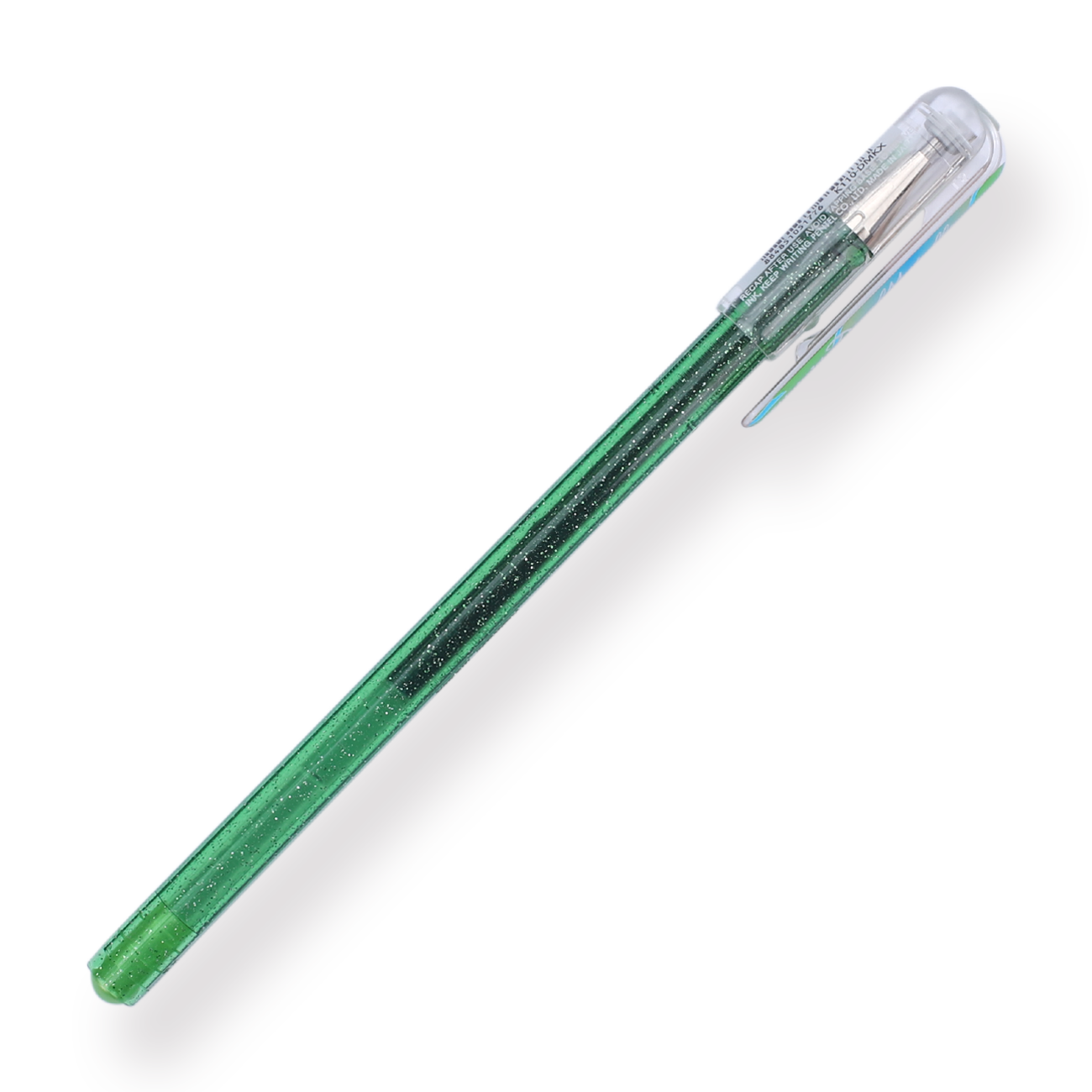 Pentel Hybrid Dual Metallic Liquid Gel Roller Mellow Color Series - 1.0mm - Light Green + Metallic Blue & Red
