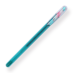 Pentel Hybrid Dual Metallic Liquid Gel Roller Mellow Color Series - 1.0mm - Turquoise Green + Metallic Red & Green - Stationery Pal