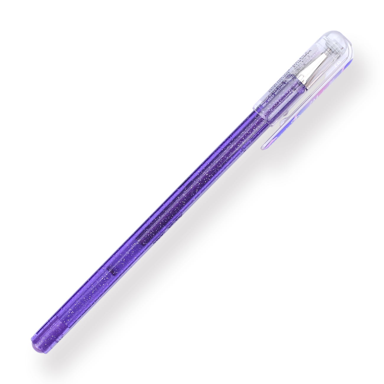 Pentel Hybrid Dual Metallic Liquid Gel Roller Mellow Color Series - 1.0mm - Light Violet + Metallic Red & Blue