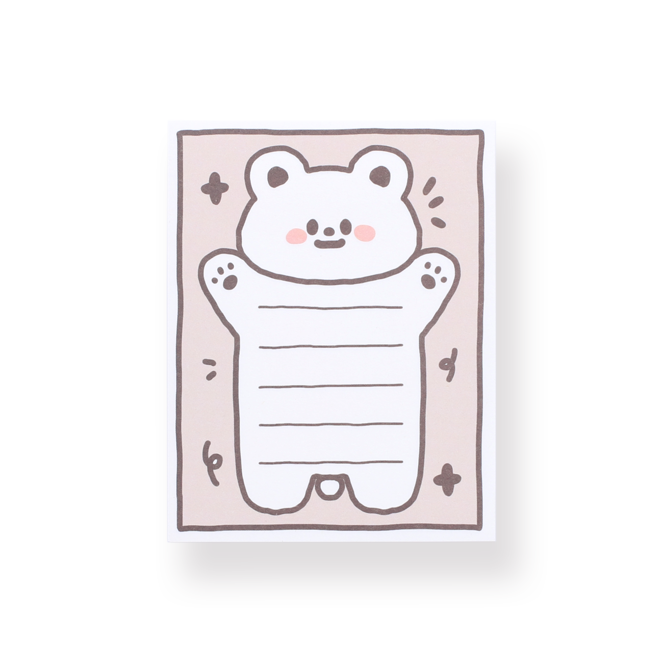Bear Sticky Notes - Stationery Pal