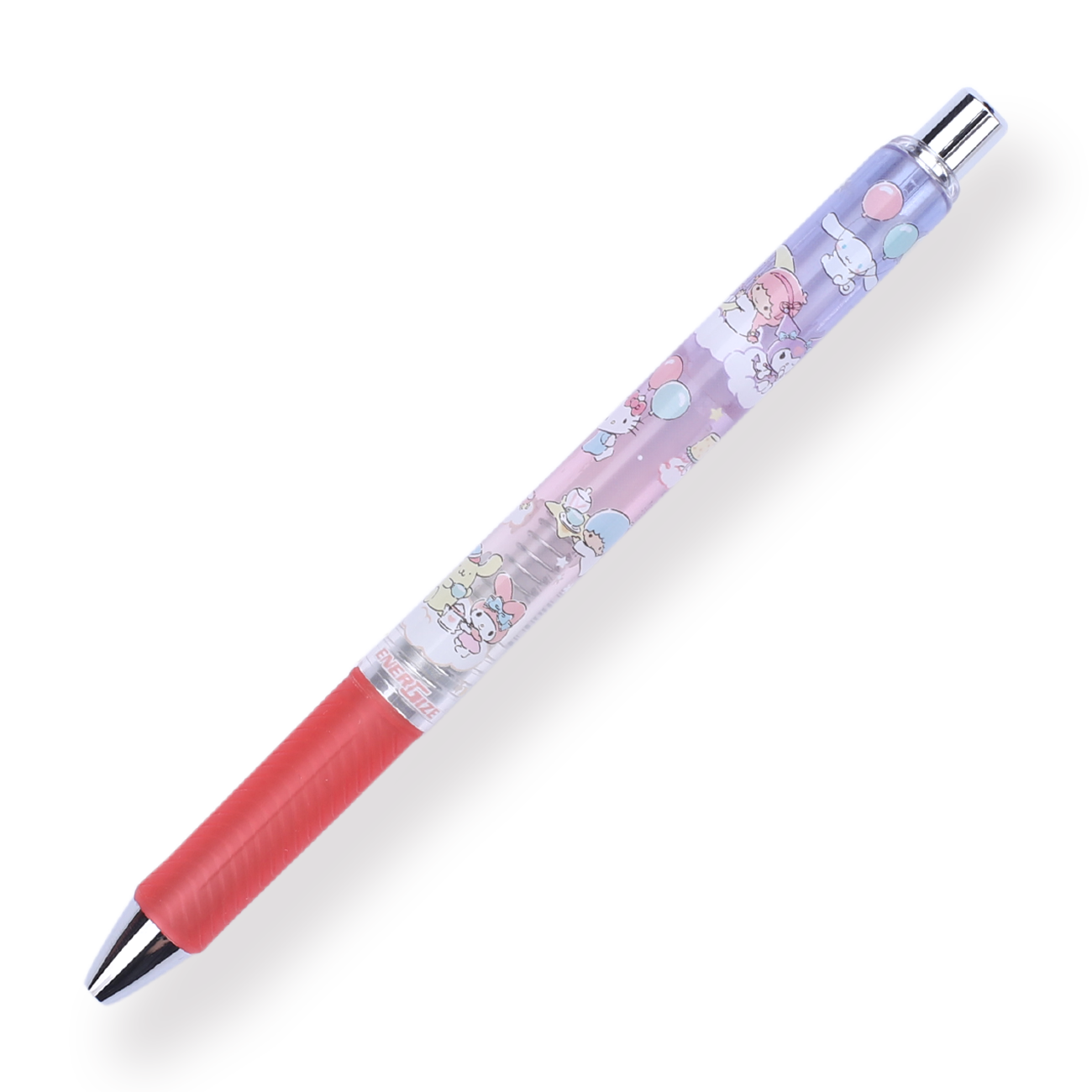 Pentel EnerGize x Sanrio Mechanical Pencil - 0.5 mm - Sanrio Family - Red - Stationery Pal