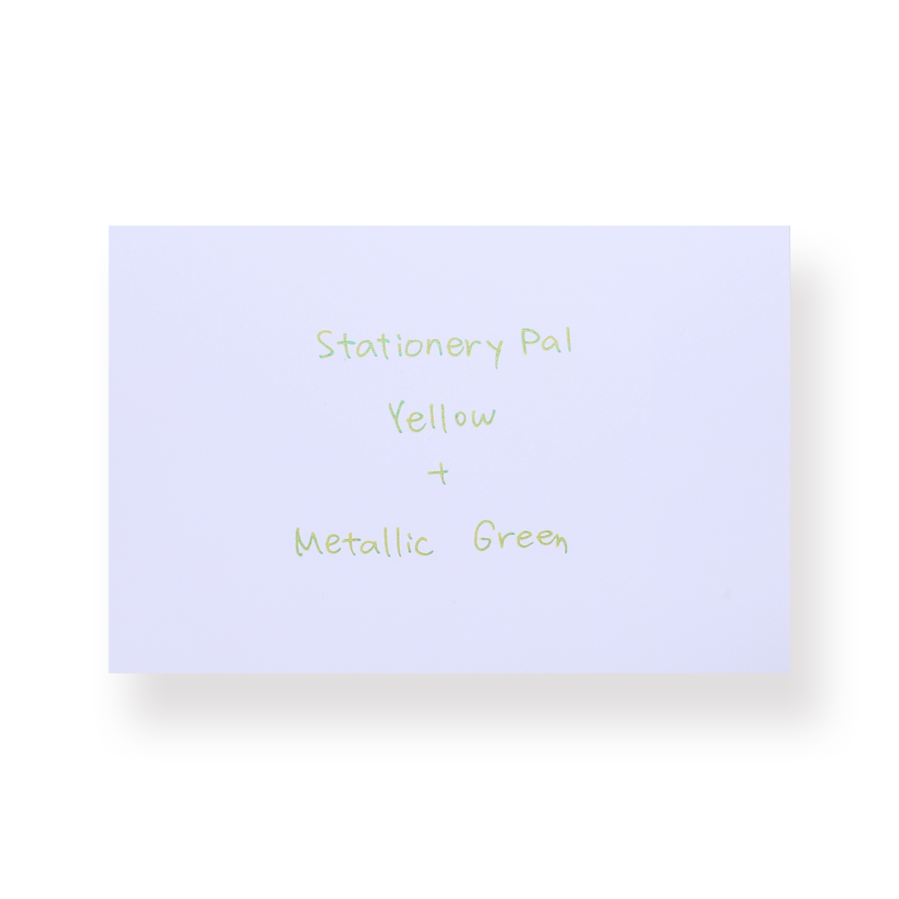 Pentel Hybrid Dual Metallic Gel Pen 1.0mm - Yellow + Metallic Green