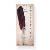 Vintage Feather Calligraphy Dip Pen - Wine Red - Stationery Pal