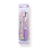 Uni Jetstream x Rilakkuma 3 Color Limited Edition Multi Pen - 0.5 mm - Purple - Stationery Pal