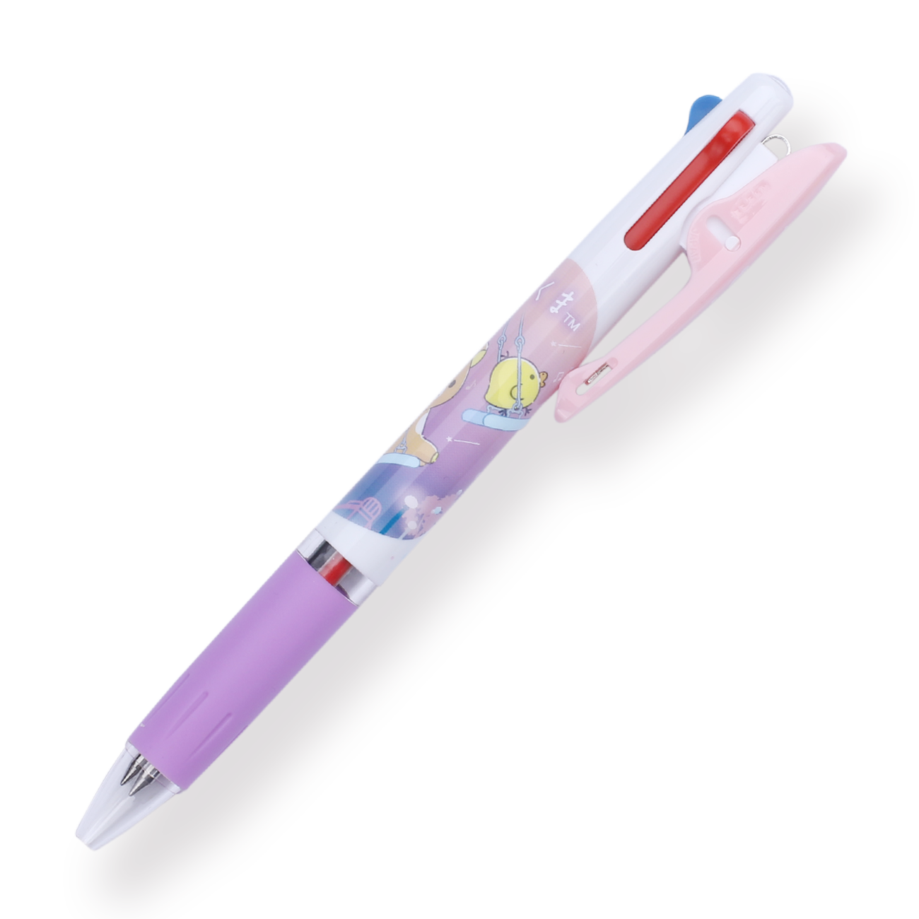 Uni Jetstream x Rilakkuma 3 Color Limited Edition Multi Pen - 0.5 mm - Purple - Stationery Pal