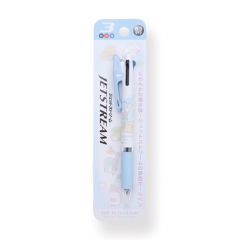 Uni Jetstream x Sumikko Gurashi 3 Color Limited Edition Multi Pen - 0.5 mm - Blue - Stationery Pal