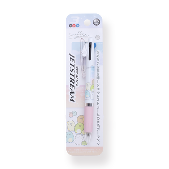 Uni Jetstream x Sumikko Gurashi 3 Color Limited Edition Multi Pen - 0.5 mm - Light Pink - Stationery Pal