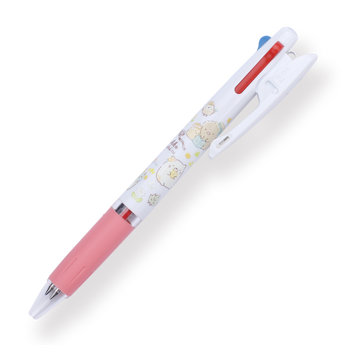 Uni Jetstream x Sumikko Gurashi 3 Color Limited Edition Multi Pen - 0.5 mm - Pink - Stationery Pal