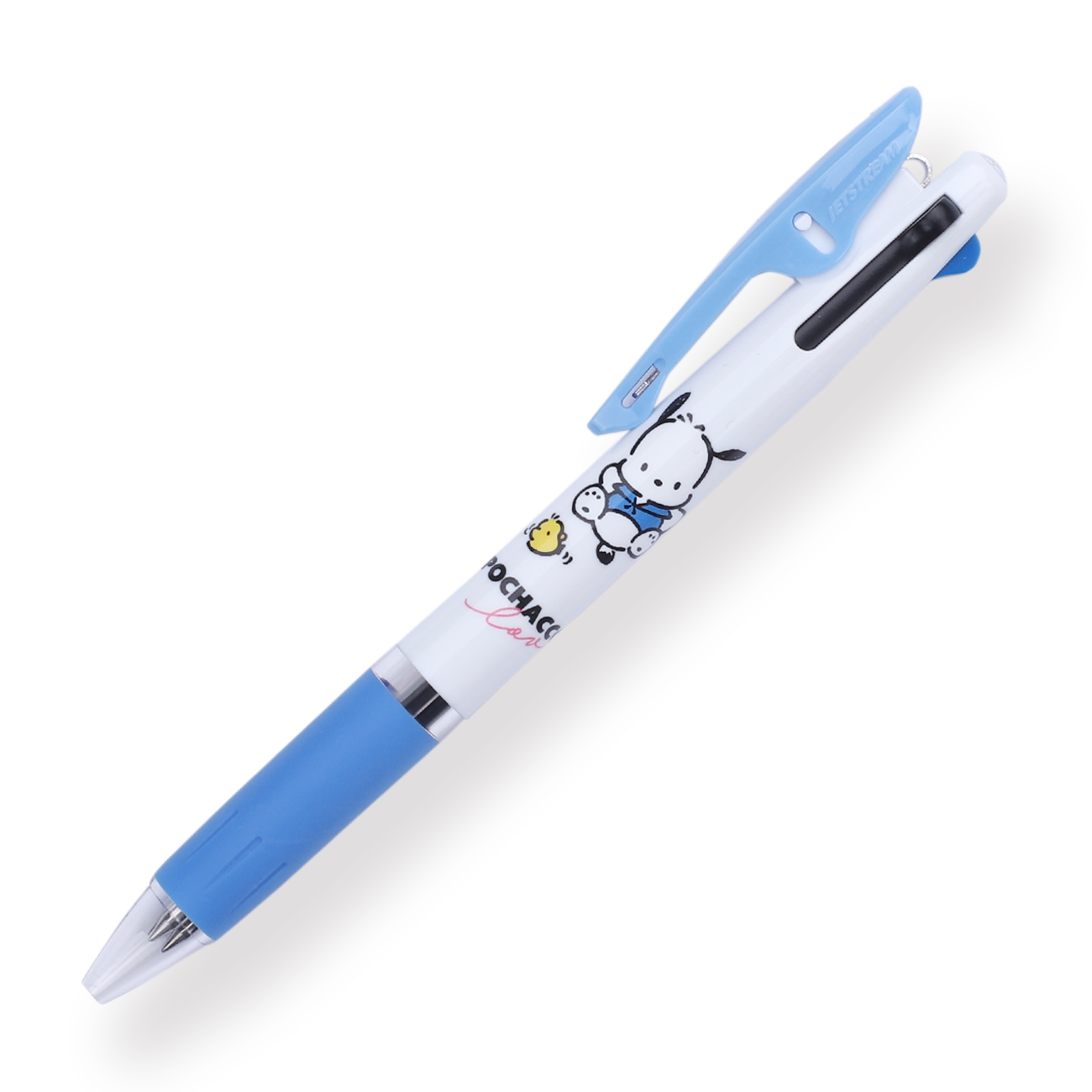Uni Jetstream x Sanrio 3 Color Limited Edition Multi Pen - 0.5 mm -  Pochacco - Blue - Stationery Pal