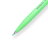 Pentel Fude Touch Brush Sign Pen - Fluorescent Green - 2024 New Colors - Stationery Pal