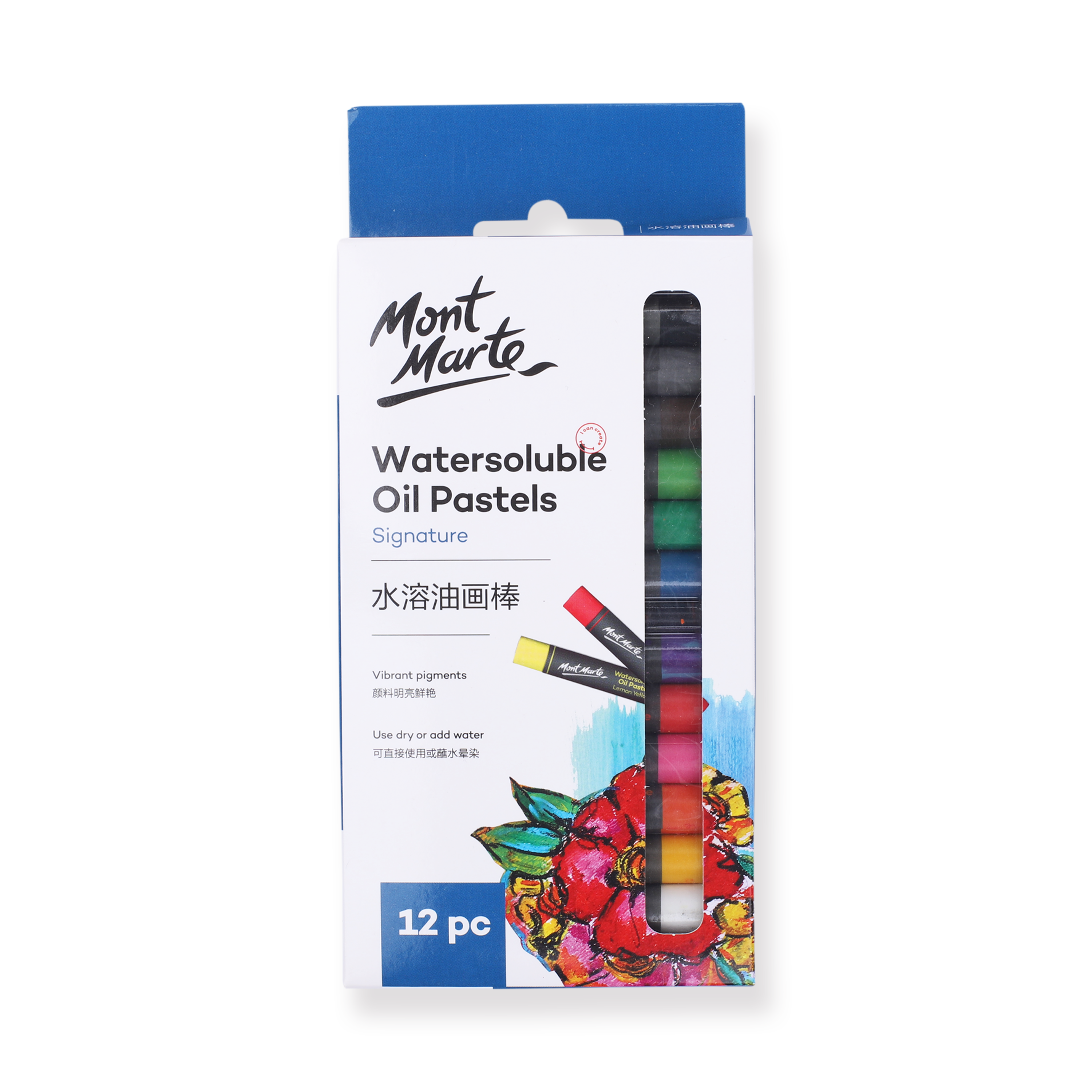 Montmarte Water Soluble Oil Pastels 48 Colors Children's Art