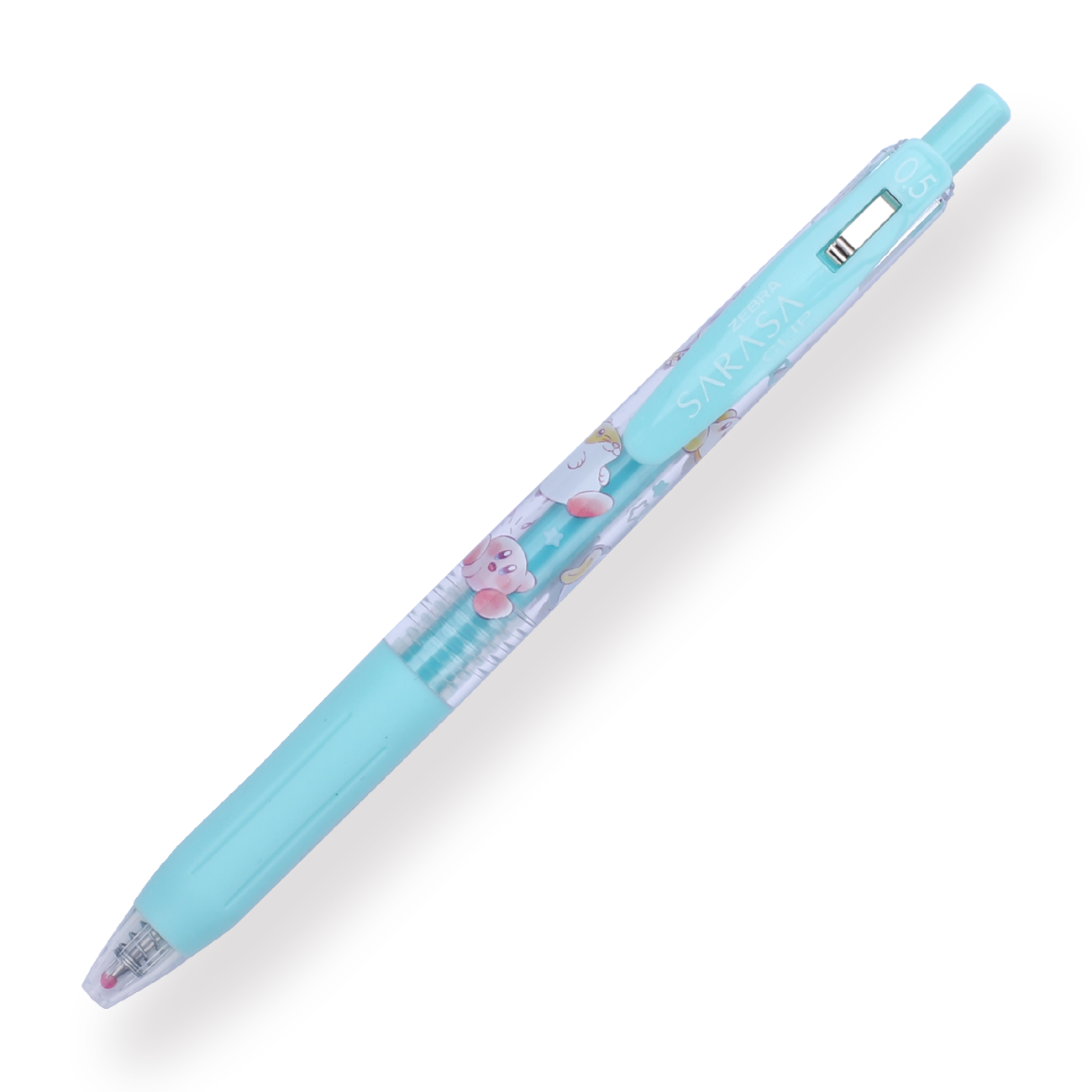 Zebra Sarasa Clip Limited Edition Gel Pen - 0.5 mm - Kirby Series - Mint Green - Stationery Pal