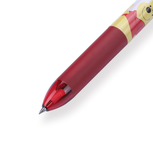 Pilot x Disney FriXion Ball 3 Slim Color Multi Erasable Gel Pen - 0.38 mm - Pooh - Red - Stationery Pal