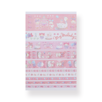 Sanrio My Melody Washi Tape - Set of 10 - Stationery Pal