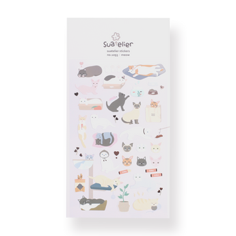 Suatelier Meow Stickers - Stationery Pal