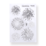 Retro Vintage Clear Silicone Stamp - Fireworks - Stationery Pal