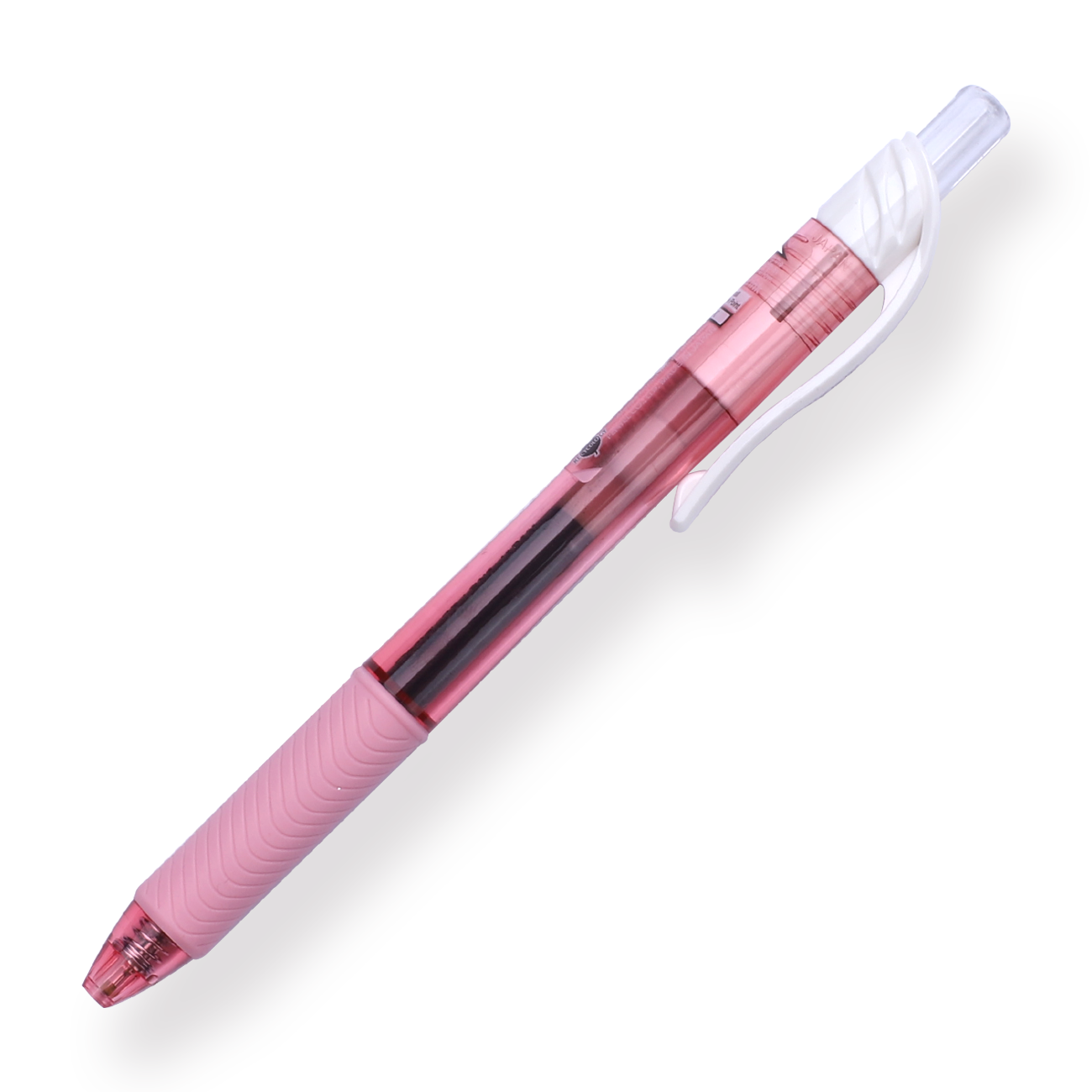 Pentel EnerGel-X Gel Pen - Needle-Point - 0.5 mm - Black (Pink Body)