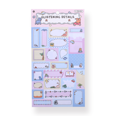 Infeel.Me Stickers Trivial Light Series - Pink - Stationery Pal