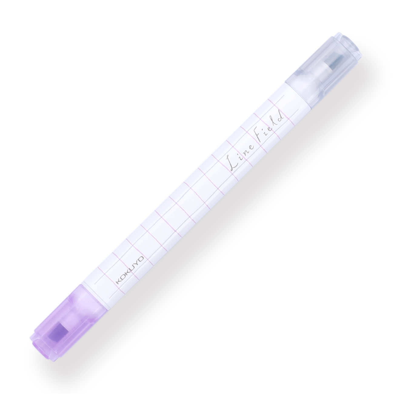 KOKUYO Twin Marker Highlighter Pen - Purple / Gray - Stationery Pal