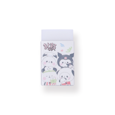 Kamio Sanrio Panda Characters x Mochipan Eraser - Stationery Pal