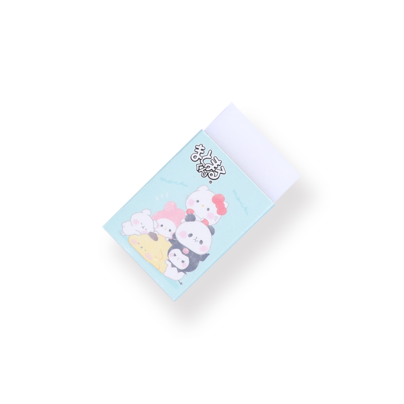 Kamio Sanrio x Mochimochi Panda Eraser - Sanrio Characters - Green Pack - Stationery Pal