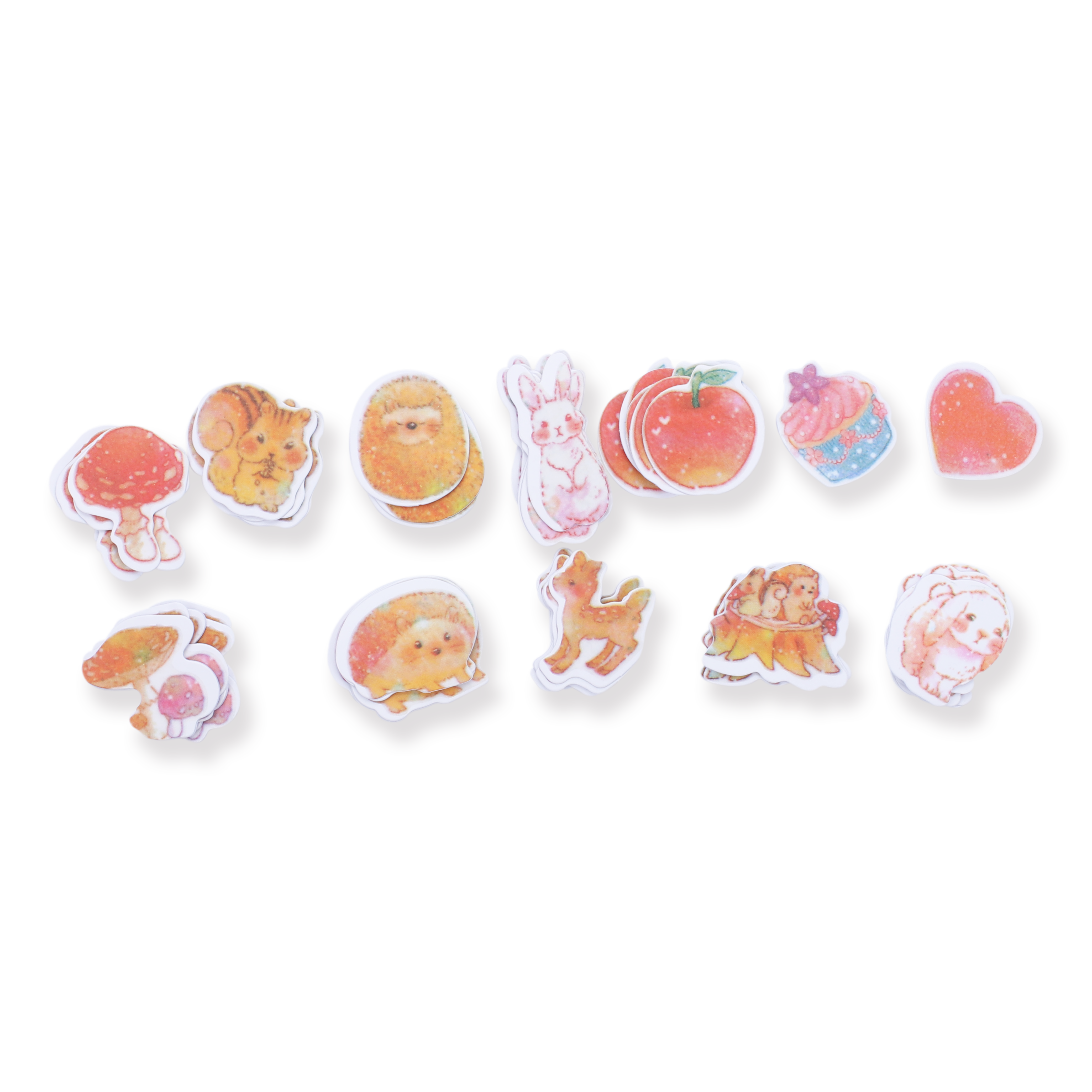 Kamio Watercolor Stickers - Forest
