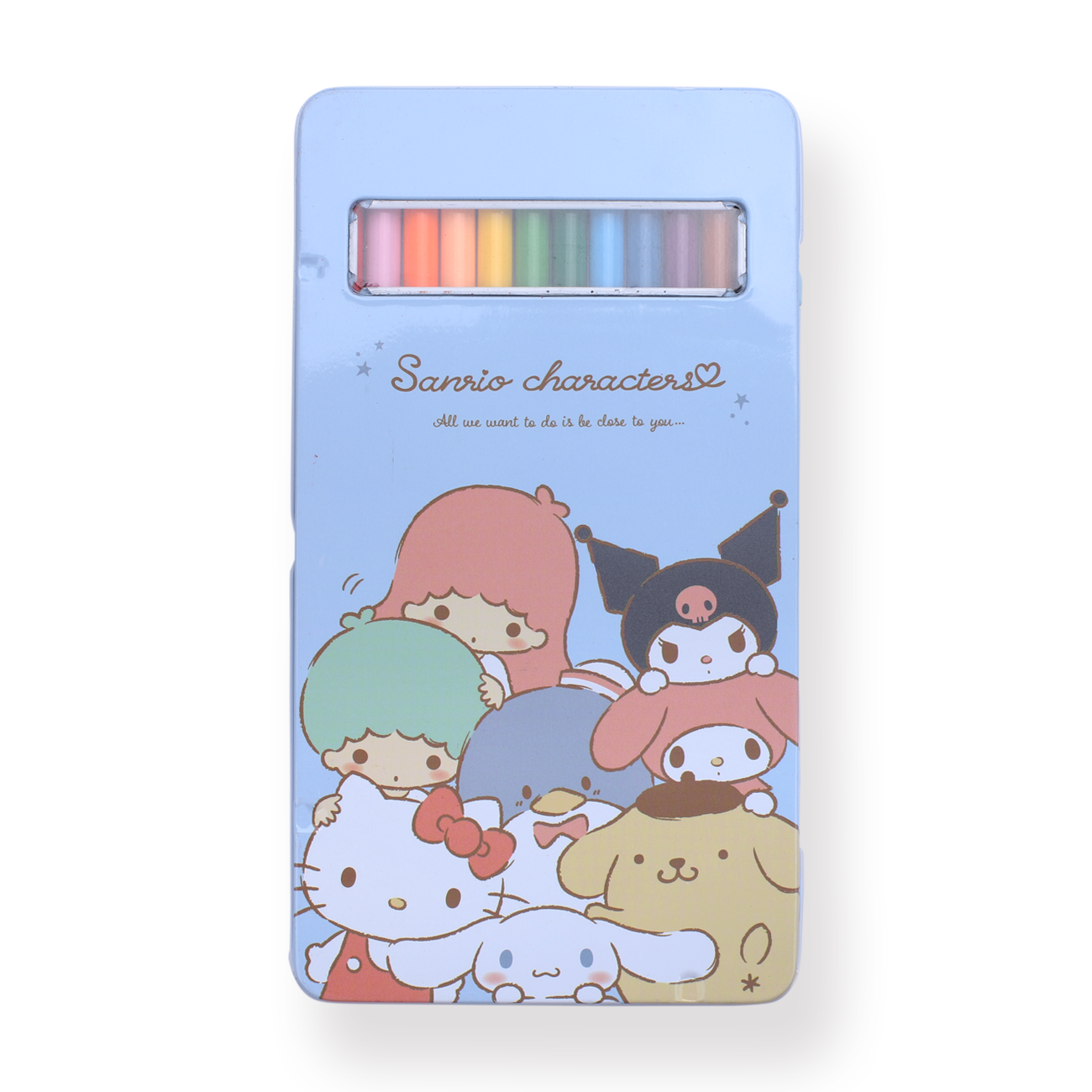 Kamio × Sanrio colored Pencils - 12 of Set - Sanrio Characters - Stationery Pal