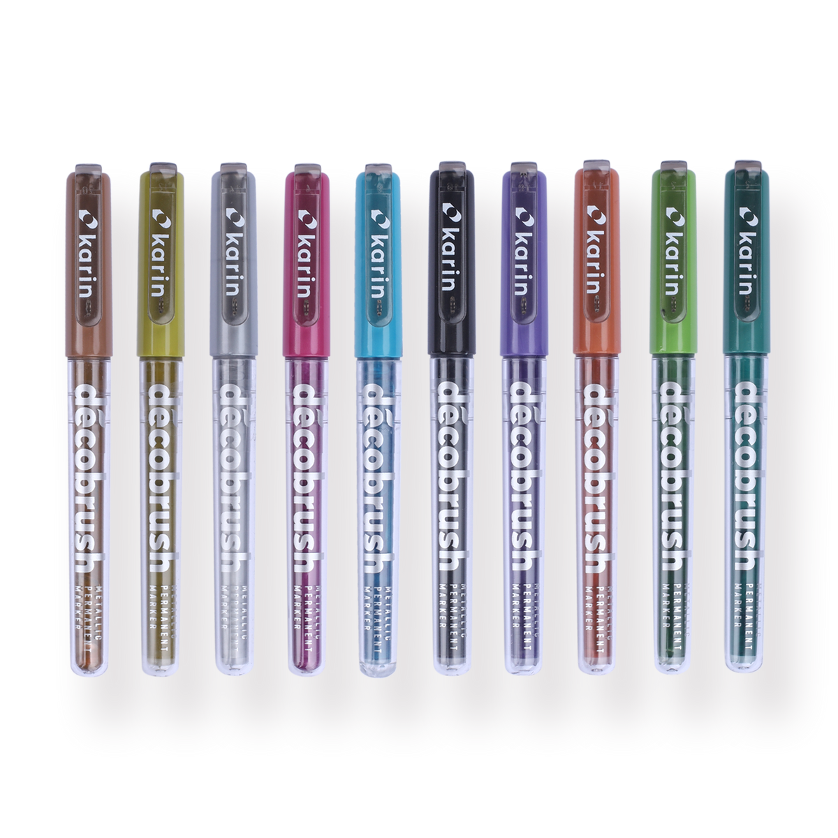 Karin Deco Brush Marker - 10 Metallic Color Set — Stationery Pal