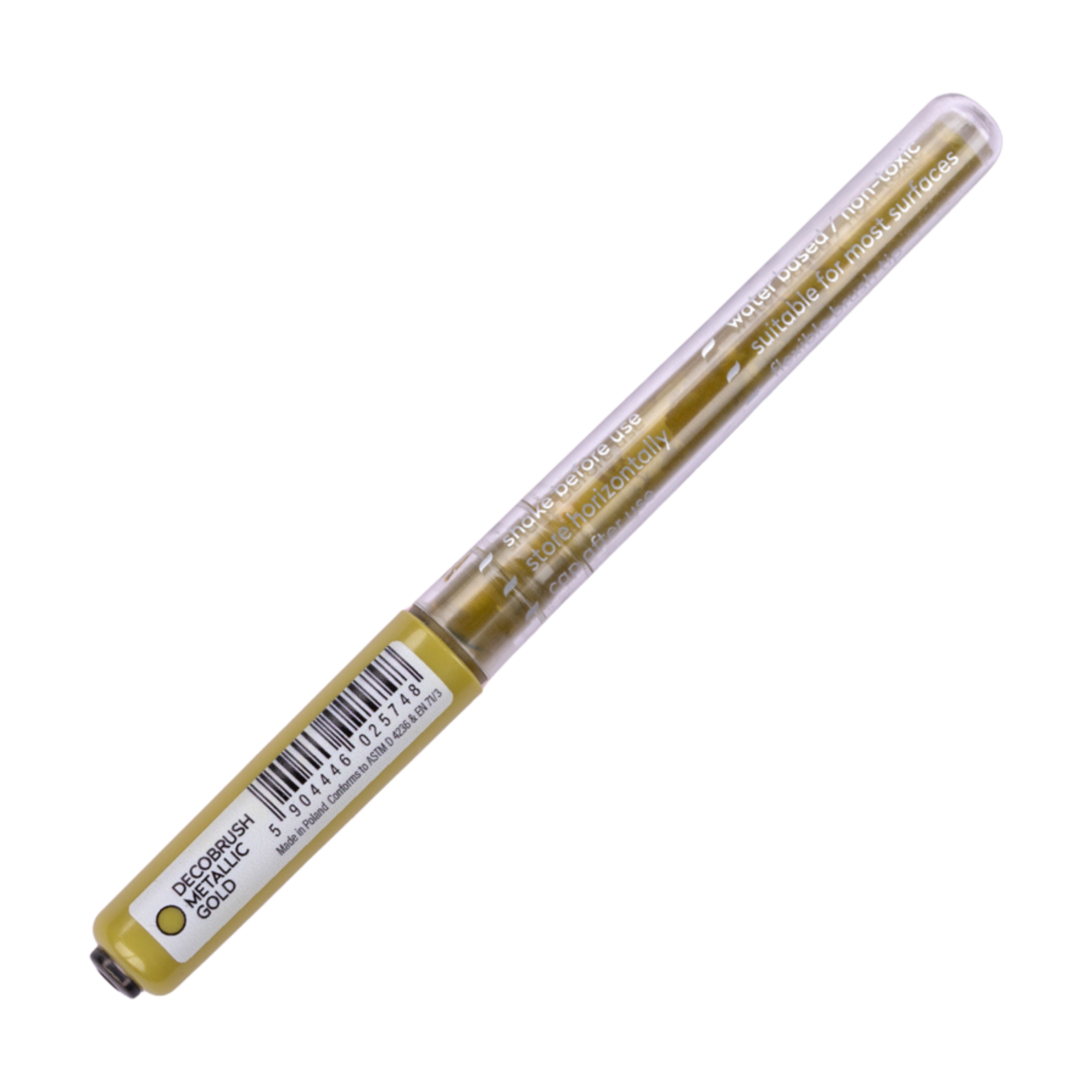 Karin Deco Brush Metallic Pinselstift - Metallic Gold