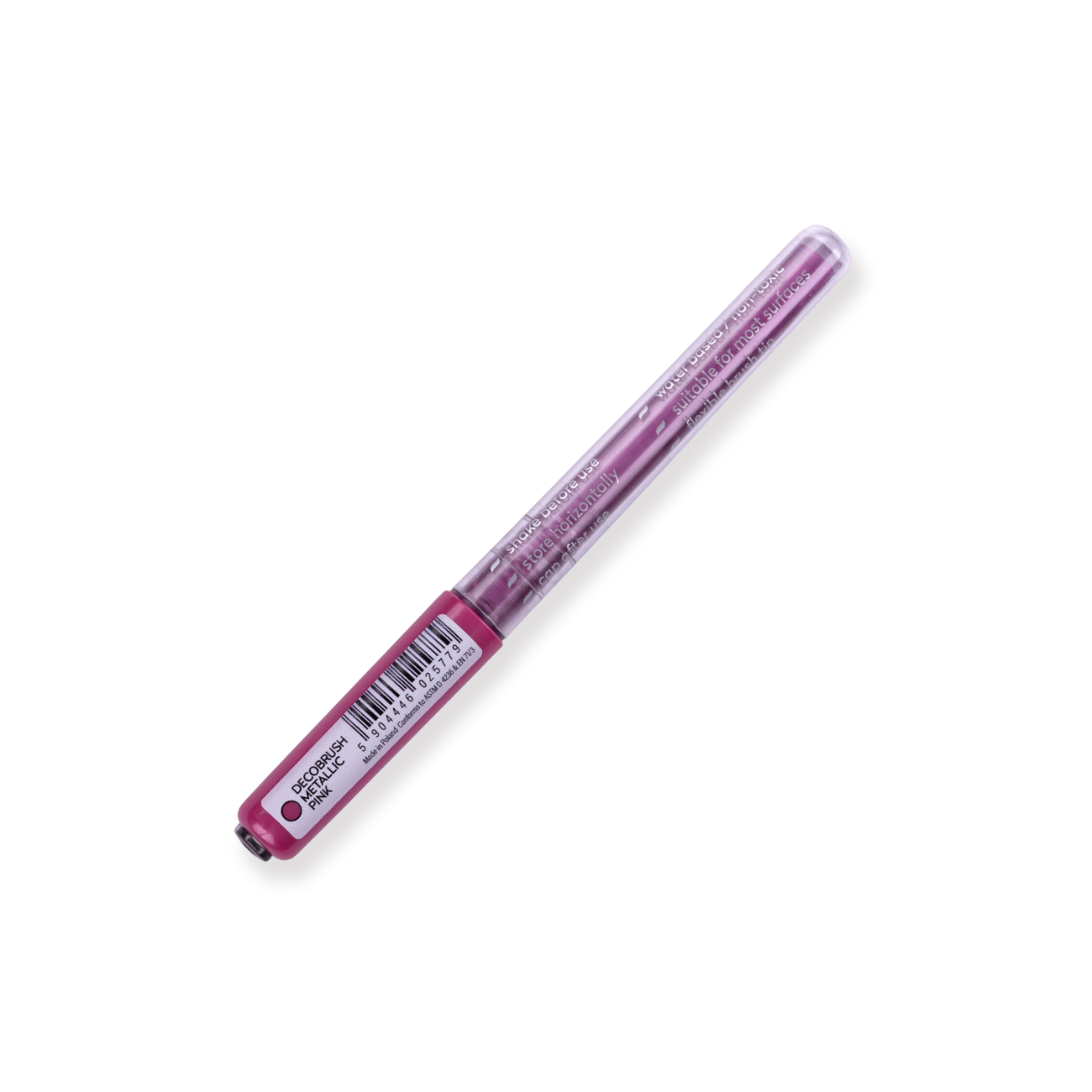 Karin Deco Brush Metallic Brush Pen - Metallic Pink