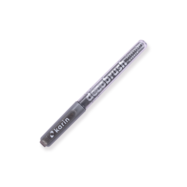 Karin Deco Brush Metallic Brush Pen - Metallic Silver - Stationery Pal