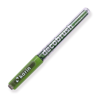 Karin Deco Brush Metallic Marker - Metallic LigAht Green - Stationery Pal