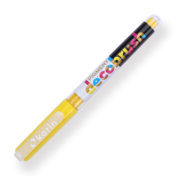 Karin Pigment Deco Brush Marker - Canary 102U - Stationery Pal