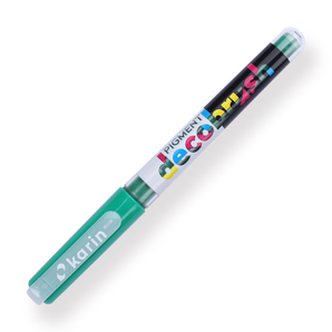 Karin Pigment Deco Brush Marker - Green 347U - Stationery Pal