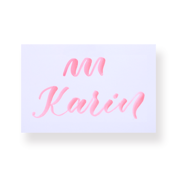 Karin Pigment Deco Brush Marker - Pale Pink 190U - Stationery Pal