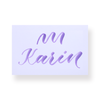 Karin Pigment Deco Brush Marker - Pale Violet 265U - Stationery Pal